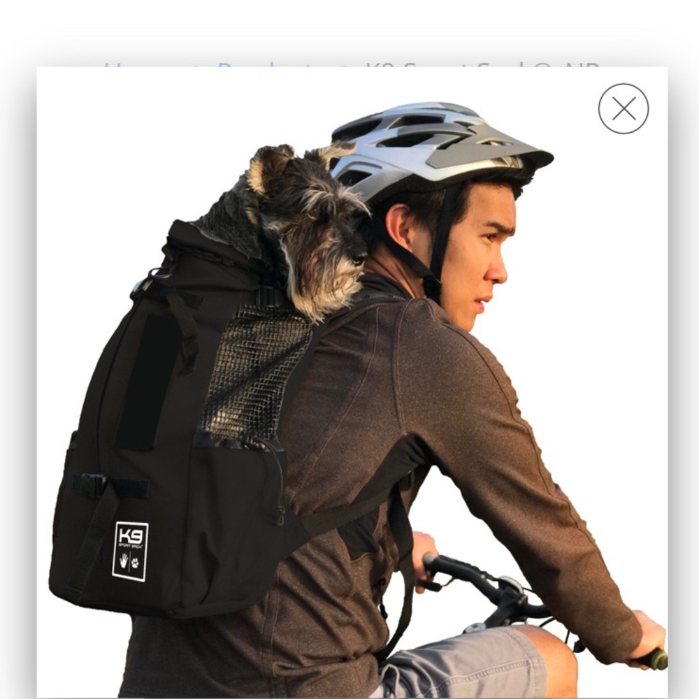 K9 sport sack. Dog carrying backpack.